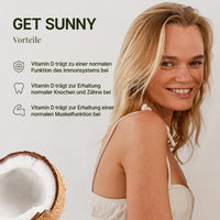GET SUNNY | MCT-Öl, Vitamin K2 und Vitamin D3