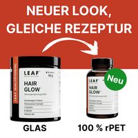 HAIR GLOW | Gerstengras, Hirsesamen, L-Cystein und D-Biotin