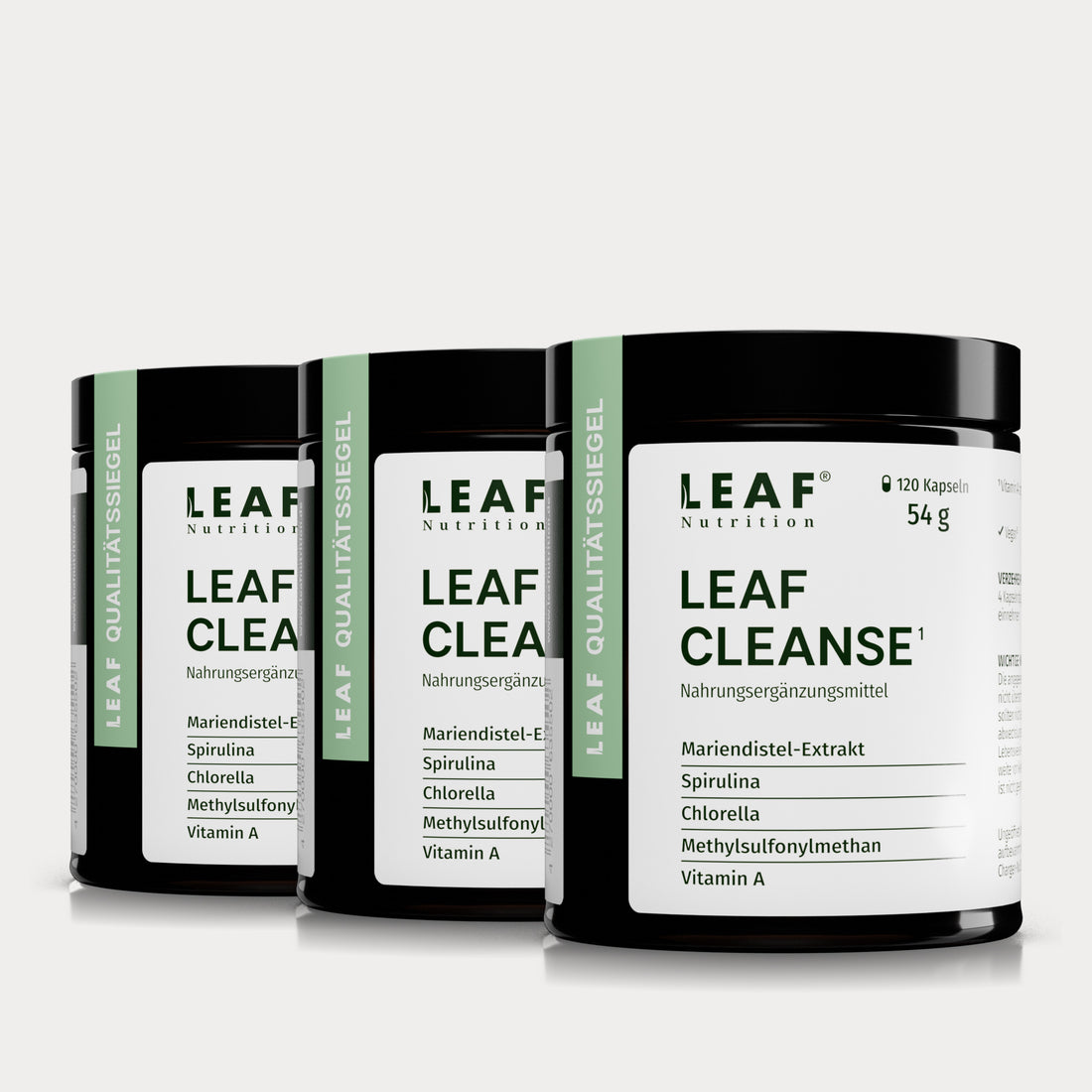 LEAF CLEANSE | Spirulina, Chlorella, Mariendistelextrakt & MSM