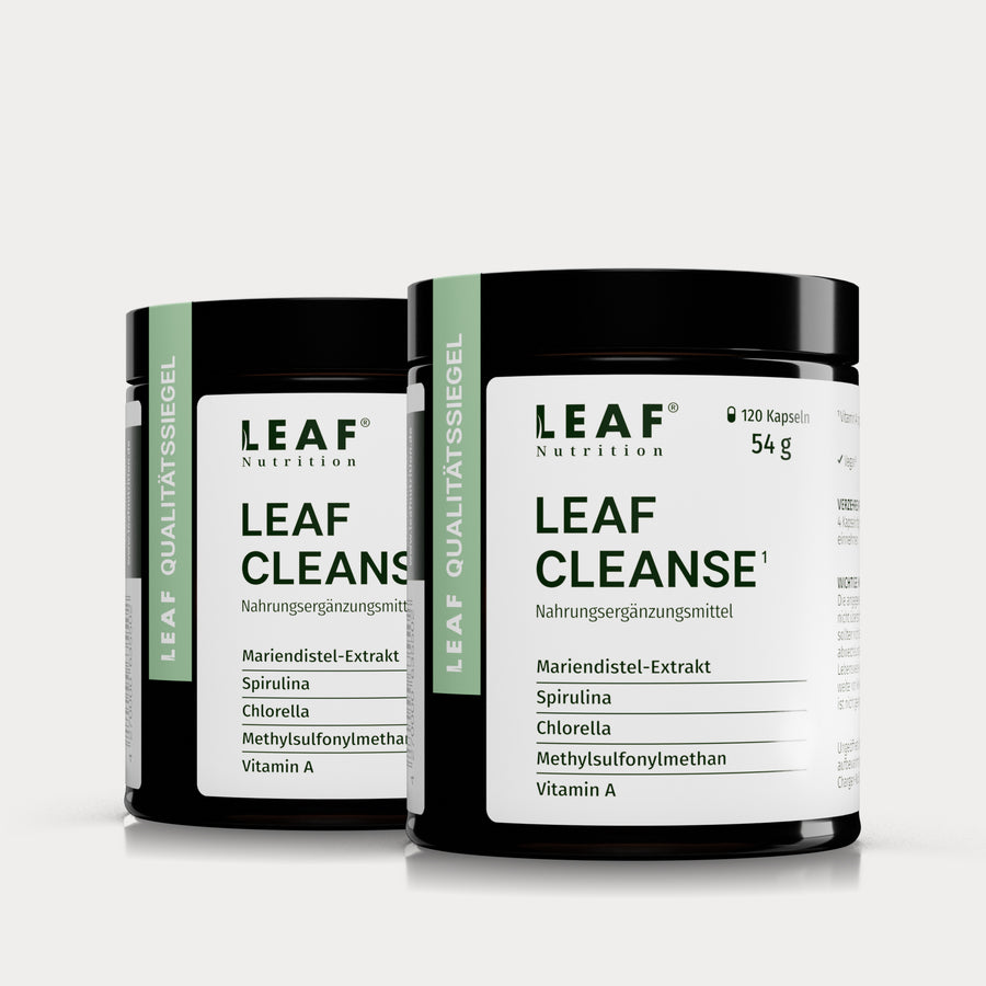 LEAF CLEANSE | Spirulina, Chlorella, Mariendistelextrakt & MSM