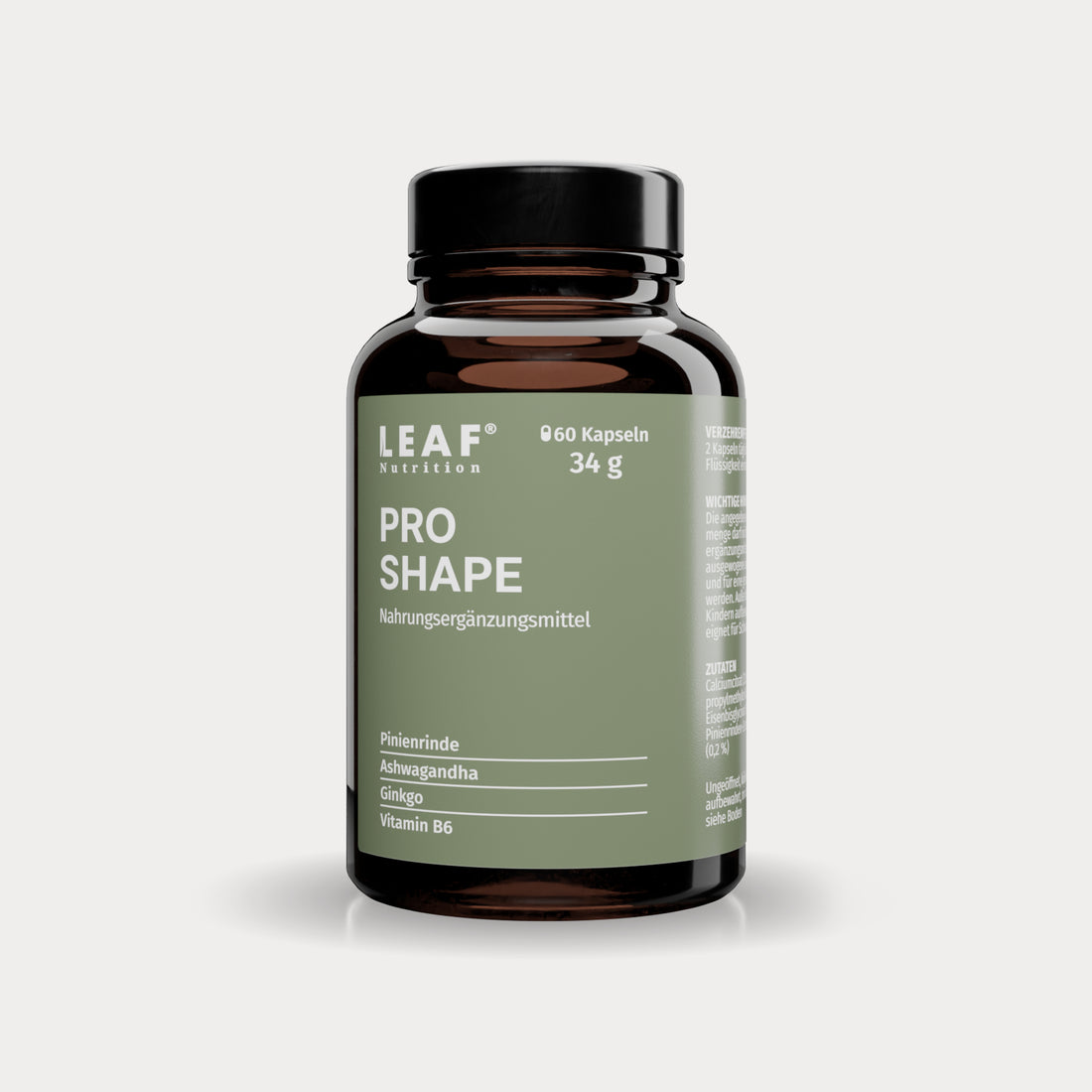 PRO SHAPE | Pinienrinde, Ashwagandha, Gingko, Vitamin B6