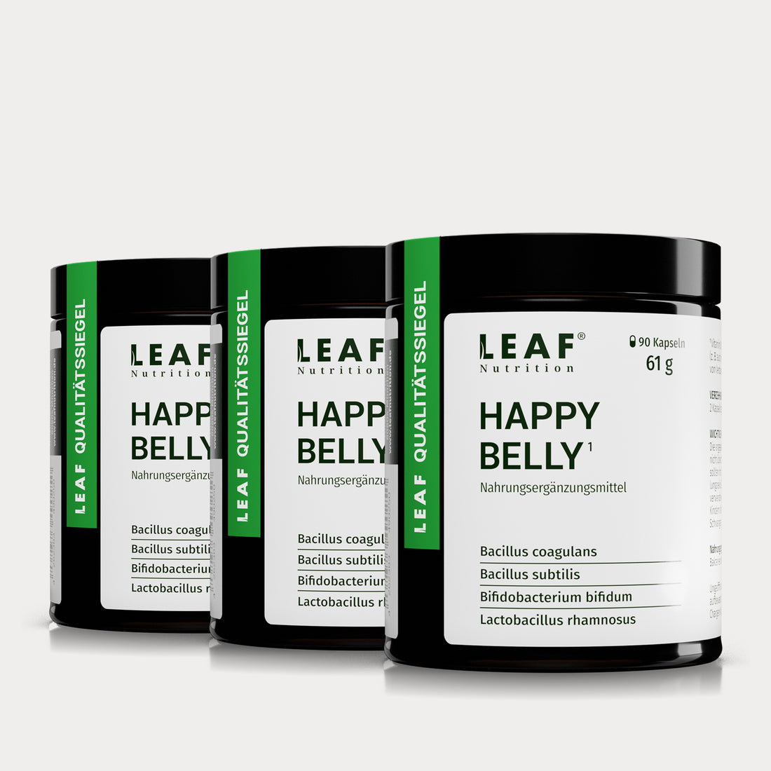 HAPPY BELLY | Bakterienstämme, Akazienfasern, Calcium & Zink