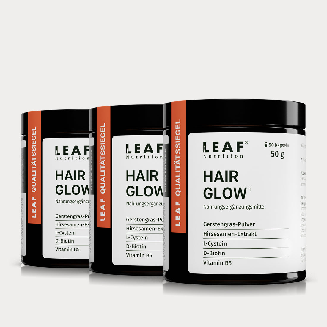 HAIR GLOW | Gerstengras, Hirsesamen, L-Cystein und D-Biotin