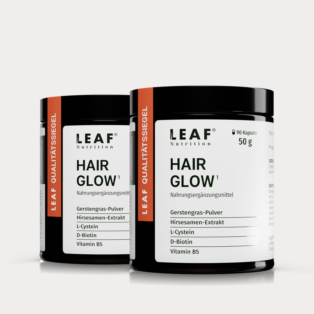 HAIR GLOW | Gerstengras, Hirsesamen, L-Cystein und D-Biotin