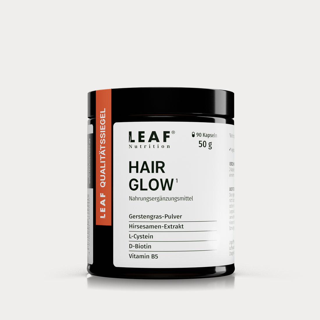 HAIR GLOW | Gerstengras, Hirsesamen, L-Cystein und D-Biotin