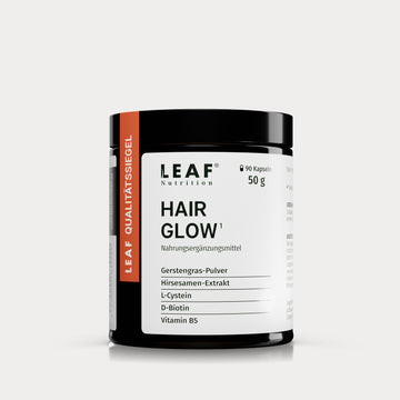 HAIR GLOW | Gerstengras, Hirsesamen, L-Cystein und D-Biotin