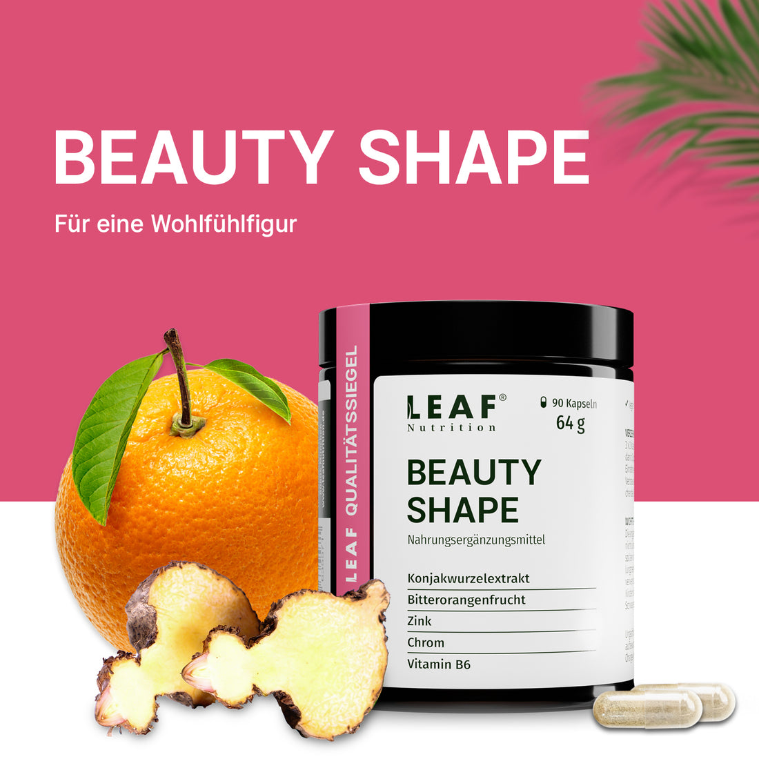 BEAUTY SHAPE | Glucomannan, Chrom, Bitterorangen, Zink