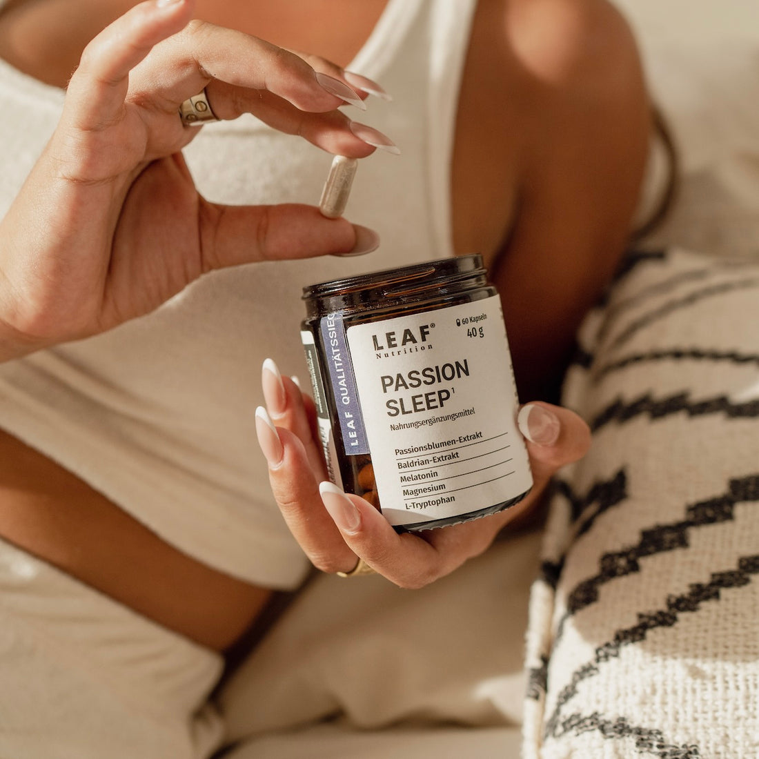 PASSION SLEEP | Passionsblume, Baldrian, L-Tryptophan, Magnesium